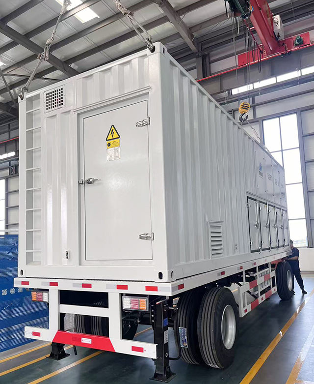 AC10.5kV-5250kVA-RC拖車式發電機組智能測試